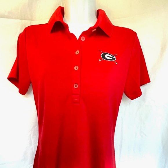 University of Georgia Golf polo Sz S Nike tour performance dri-fit - Picture 2 of 7